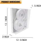 12" Fillable Cardboard Letter Charcuterie Gift Cupcake Box With Cover Sweets Packaging (&)