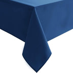 Hiasan Royal Blue Tablecloth for Square Tables - Waterproof and Spillproof Washable Fabric Table Cloth for Dining Room Kitchen Party, 70 x 70 Inch