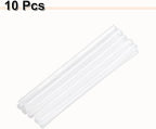 HARFINGTON 10pcs Hot Glue Sticks 0.28" Dia x 5.91" Long EVA Mini Hot Melt Adhesive Glue Stick for Hot Melt Gun Wood Plastic Glass Flowers Fabrics Foam, Clear