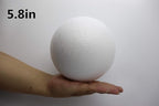 FFchuanhe 39 Pack Craft Foam Balls, 5 Sizes Including 2-7.8 in, Polystyrene Smooth Round Balls for Arts and Crafts, Wedding, DIY Craft for Home, Supplies School Craft Project and Holiday Party