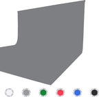 ISSUNTEX 5X6.5 ft Gray Background Backdrop,Photo Studio,Collapsible High Density Screen for Video Photography and Television