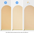 SoarDream Khaki Spandex Arch Cover 6FT Wedding Arch Backdrop Cover Stretchy Backdrop Chiara Wall Arch Stand Cover for Wedding Birthday Balloon Decorations- Ideal for Balloon Arches