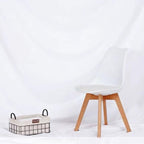 Solid Photography Backdrop Background Chromakey Muslin Portrait Background Screen for Photo Video Studio… (White, 6x9ft)