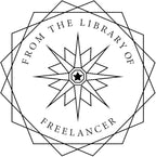 Personalized Book Embosser - Custom Library Stamp, Personal Gifts for Book Lovers, Readers, Teachers (Star-02)