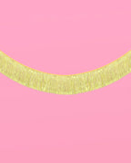 xo, Fetti Yellow Fringe Banner - 5 Ft. | Groovy Bachelorette Party Decorations, Pastel Preppy Birthday Party Decor, Smiley Baby Shower Supplies, Photo Booth Backdrop, HBD