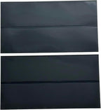 Philatelic Display Black Card Stamp Cover Stamp Collection Stamp Storage philatelic Album Stamps Collector Stamp Collecting Supplies Stamp Sleeves Stamp (2 Row Stamp Protective Cover 18 pcs)