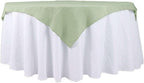Efavormart 54x54 Sage Green Wholesale Linens Seamless Polyester Square Linen Tablecloth for Wedding Banquet Party Restaurant