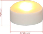 Halloween LED Pumpkin Lights with Remote and Timer, Battery Operated Jack-O-Lantern, Bright Flickering Flameless Candles for Pumpkin Decor, Halloween Party Decorations, White, 6 Pack