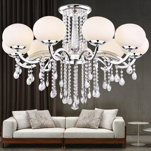 Fushing Teardrop Crystal Strands, 1ft Hanging Crystal Beads Chain Garland, Chandelier Pendants Parts Glass Beads