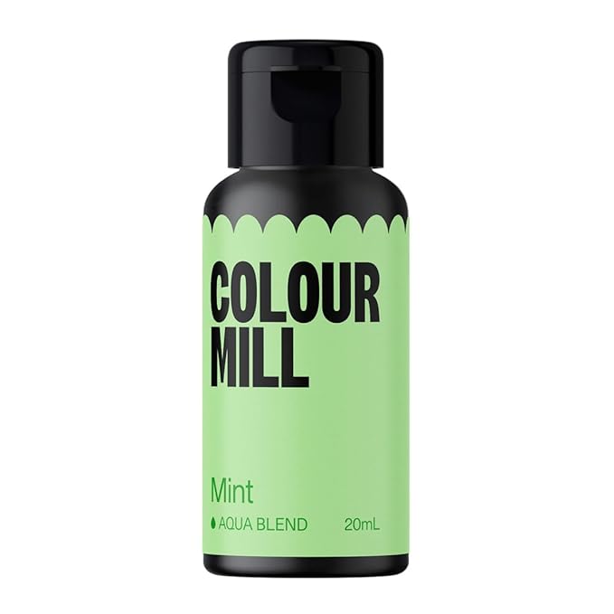 Colour Mill Aqua Blend Water-Based Food Coloring, 20 Milliliters Mint