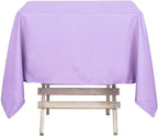Efavormart 54x54 Lavender Wholesale Linens Seamless Polyester Square Tablecloth for Wedding Banquet Party Restaurant