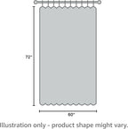Window White Sheer Curtains 60 Inches Width 72 Inches Long 2 Panels Sheer Curtains Clear Curtains Basic Rod Pocket Panel for Home/Living Room/Bedroom/Kids Room
