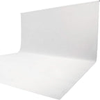 ISSUNTEX 10X12 ft Background Muslin Backdrop, Photo Studio, Collapsible High Density Screen for Video Photography and Television-White