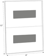 Magnetic Picture Frames for Refrigerator 8x10 Inch, Magnetic Photo Holders for Fridge, 6 Pack Acrylic Magnetic Picture Frame for Displaying Frames,Children Artworks