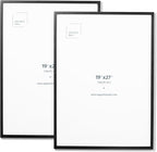 Opposite Wall - 50x70 cm - Black Oak Wood Picture Frame - Lightweight, Versatile & Shatterproof - Wall Hanging Photo or Poster Frame - 19 3/4 x 27 1/2 in - 2 Pack