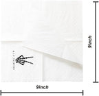 SharkBliss RIP Thirties Cocktail Napkins, 200 Count RIP Thirties Death to My 30s 40th Birthday Paper Napkins for Party Decorations | 2-Ply, 5x5"
