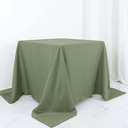 Efavormart 90" Eucalyptus Dusty Sage Wholesale Linens Polyester Square Linen Tablecloth for Kitchen Dining Catering Wedding Birthday Party Events