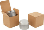 Juvale Bridesmaid Proposal Box - 100 Pack, Brown, 3 x 3 x 3 Inches - Mini Gift Boxes with Lids for Cookie & Candy