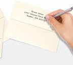 LUXPaper A7 Invitation Envelopes | Peel & Press | 5 1/4" x 7 1/4" | Champagne Metallic | 80lb. Text | 500 Qty