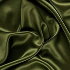 MDS Pack of 300 PCS Satin Chair Sashes Charmeuse Sateen Dining Chair Bows Ribbon Ties Back Sash for Wedding Party Birthday Home Hotel Restaurant Banquet Decoration (7 x 108 Inch, Olive Green)