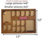 School Years Picture Frame Kids School Frame Graduation Photo holder K-12 Picture holder Kindergarten to Graduation display Photo Collage display Picture Frames pre K-12 Years (K-Graduation))