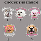 Custom 50 Pcs Double-Sided Wedding Pet Stir Sticks, Personalized Dog Cat Stir Stick, Acrylic Cocktail Stirrers, Wedding Drink Stirrers, Bachelorette Party Decorations, Bridal Shower Gifts