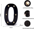 Foaky Black Light Up Numbers,Black and Gold Party Decorations,Marquee Numbers,Black Room Decor,Black and Gold Party Decorations Night Light Wedding Birthday Party Lamp Home Bar Decoration