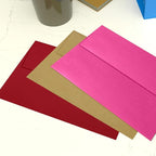 LUXPaper A7 Invitation Envelopes | Peel & Press | 5 1/4" x 7 1/4" | Azalea Metallic | 80lb. Text | 50 Qty