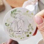 100/200/500 Pack Custom Round Tag Personalized Name Paper Tags Customize Any Logo Text Label Tags for Clothes Gift Jewelry Handmade Business Wedding Birthday Favors
