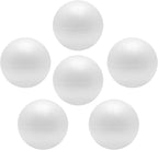 FFchuanhe Craft Foam Balls 6 Inch 6 Pcs Polystyrene Foam Balls Smooth Round Ball, for Arts and Crafts Supplies School Project Wedding Party Decorations, White