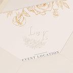 Personalized Wedding Embosser | Custom Made with Initials or Monograms for Couples | Elegant Designs for Stationery, Invitations, Napkins, and More (Design 9)