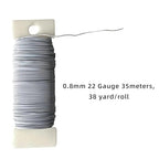 76Yards 22Gauge Green Metal Floral Wire Flexible Paddle Florist Garden Wire for Flower Arrangement,Crafts,Christmas Wreaths Tree,Garland.