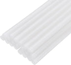 uxcell 20pcs Hot Glue Sticks for Glue Gun 7mm/0.28-inch x 4-inch Mini Hot Melt Adhesive Glue Stick Glitter White