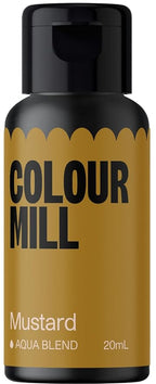 Colour Mill Aqua Blend Water-Based Food Coloring, 20 Milliliters Mustard - Gold