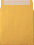 LUXPaper Square Invitation Envelopes | Peel & Press | 5 3/4" x 5 3/4" | Gold Metallic | 80lb. Text | 50 Qty