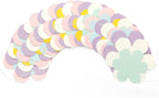 Pastel-Rainbow Colorful Party-Decorations Streamers-Garland - 52ft Flower Hanging Paper Banner, Birthday Baby Bridal Shower Classroom Carnival Decor Hugfond