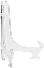Juvale Mini Clear Acrylic Easel Stands - 24-Pack, 5.3-Inch, Clear Plastic - Mini Easel Sign Stand & Greeting & Place Card Display - Tabletop Photo Holders & Plate Holders