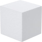 Crafare 4x4x4inch Square Foam Blocks 6 Pack Polystyrene Foam Cubes for Craft Arts School Projects Sculptures Floral Arrangements Modeling and Centerpieces