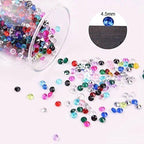 10000 pcs/Pack Wedding Table Scatter Confetti Crystals Acrylic Diamonds Vase Fillers 4.5 mm Rhinestones for Wedding, Bridal Shower, Vase Beads Decorations (Coffee)