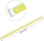 uxcell 20pcs Hot Glue Sticks for Glue Gun 7mm/0.27-inch x 8-inch Mini Hot Melt Adhesive Glue Stick Glitter Yellow
