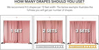 AK TRADING CO. 10 feet x 10 feet Polyester Backdrop Drapes Curtains Panels with Rod Pockets - Wedding Ceremony Party Home Window Decorations - Light Blue (DRAPE-5X10-LTBLUE)