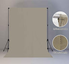 5x7FT Gray Screen Backdrop Photo Background, Pure Grey Color, Professional Photography Video Studio, Events, Streaming, Games, Live Streaming, Video Shooting