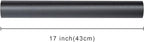 Garbendy Black Wrapping Paper - Solid Color Matte Gift Wrapping Paper Roll Perfect for Wedding, Birthday for Men, Christmas,Graduation Gifts, Father's Day Gifts - 17 Inch X 33 Feet