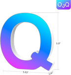 OJQ Light Up Letters LED Letter - Marquee Letters Room Decor Alphabet Letter Music Sync Color Change Colorful - Christmas Birthday Gifts for Girl - Teen Girls Gifts Party Home Wall Decor