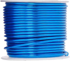 Mandala Crafts 12 Gauge Anodized Aluminum Craft Wire for Jewelry Making - 276 FT Colored Flexible Silver Lavender Purple Pink Ice Blue Turquoise Wire - Bendable for Bonsai Armature Crafting Sculpting