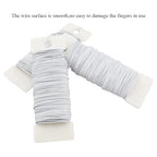 HAHIYO 22Gauge White 3Roll Total 115Yards(345Feet) Metal Floral Wire Flexible Paddle Wire for Crafts Christmas Wreaths Tree Flower Arrangement Bouquet Wrapping Wedding DIY