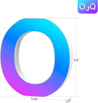 OJQ Light Up Letters LED Letter - Marquee Letters Room Decor Alphabet Letter Music Sync Color Change Colorful - Christmas Birthday Gifts for Girl - Teen Girls Gifts Party Home Wall Decor