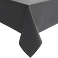 Hiasan Rectangle Tablecloth Grey - Wrinkle Resistant and Waterproof Washable Polyester Fabric Table Cloth for Dining Party and Outdoor Use, 54 x 120 Inch
