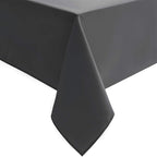 Hiasan Rectangle Tablecloth Grey - Wrinkle Resistant and Waterproof Washable Polyester Fabric Table Cloth for Dining Party and Outdoor Use, 54 x 120 Inch
