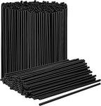 Black Mini Drink Stirrers - 5 Inch Plastic Coffee & Cocktail Stirrer Straws (500 Straws)
